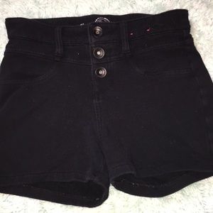 Stretchy & Soft Black Shorts